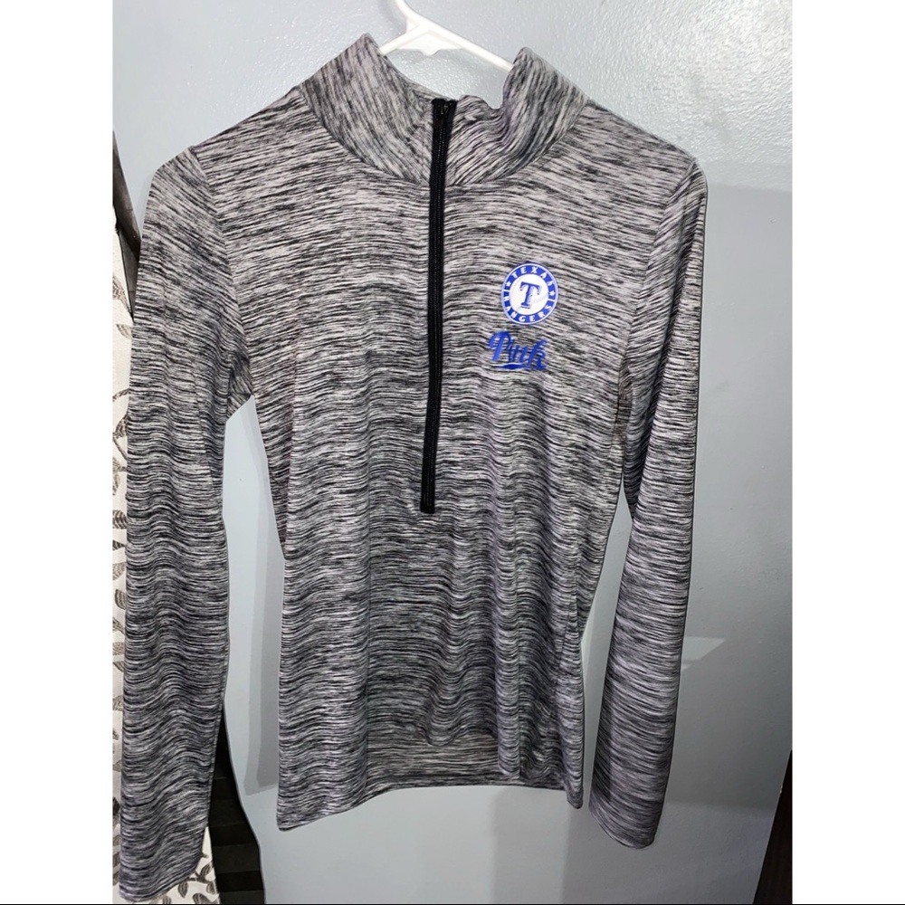 Grey Texas ranger pullover from pink!